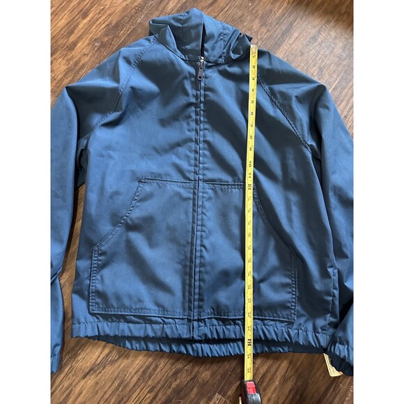 Woolrich Jacket Men’s M 6169 Navy Drawstring Hood WPL6635 USA Shacket NEW Vtg - Picture 11 of 12